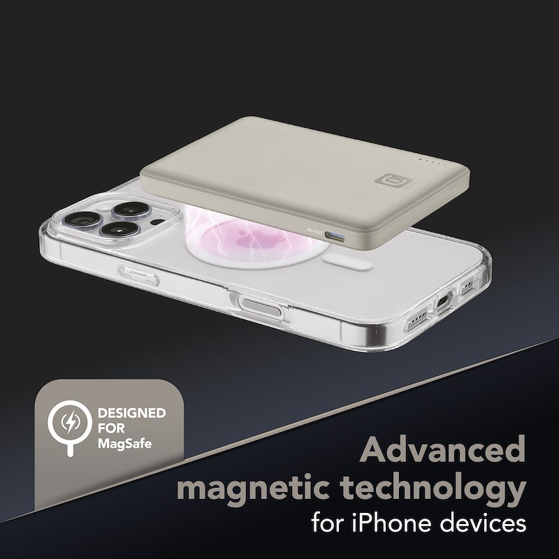 Cellularline Powerbank Mag Air 5.000 Sabbia