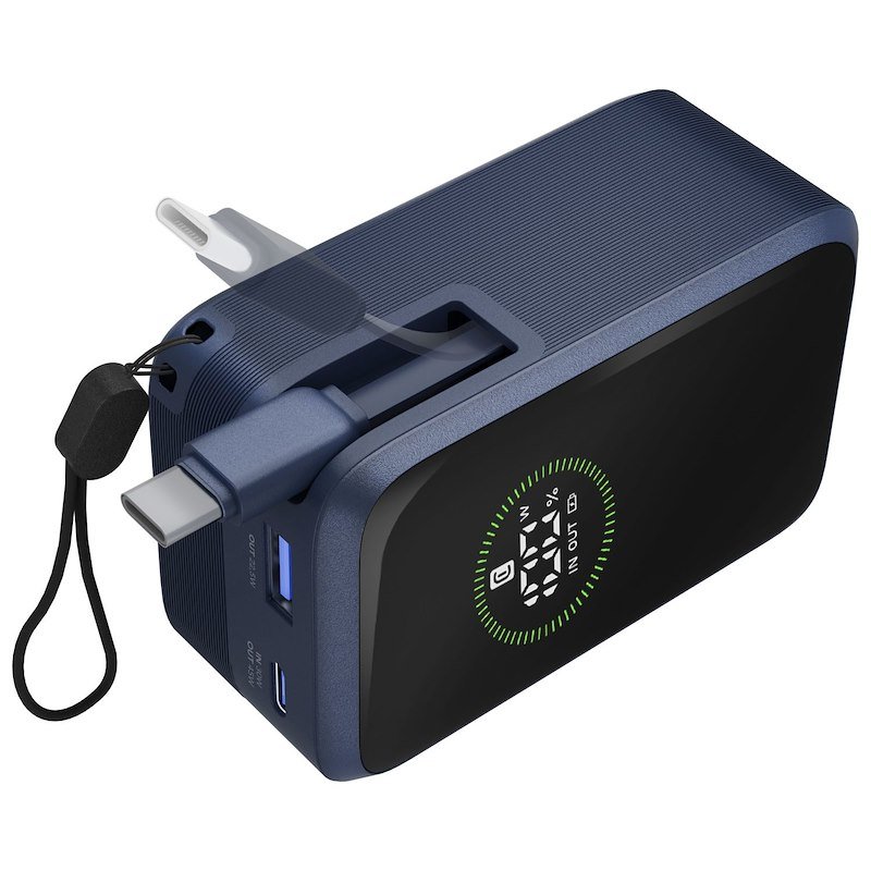 Cellularline Power Bank Pbroll10000mAh Blu