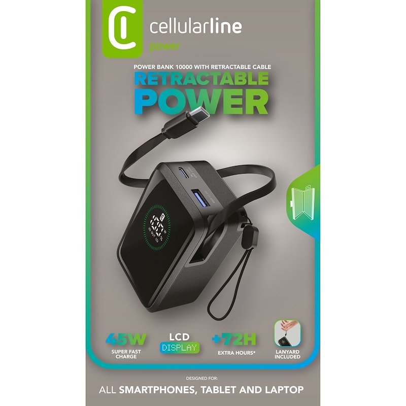 Cellularline Power Bank Roller 10.000mAh