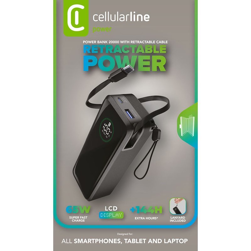 Cellularline Power Bank Roller 20.000mAh