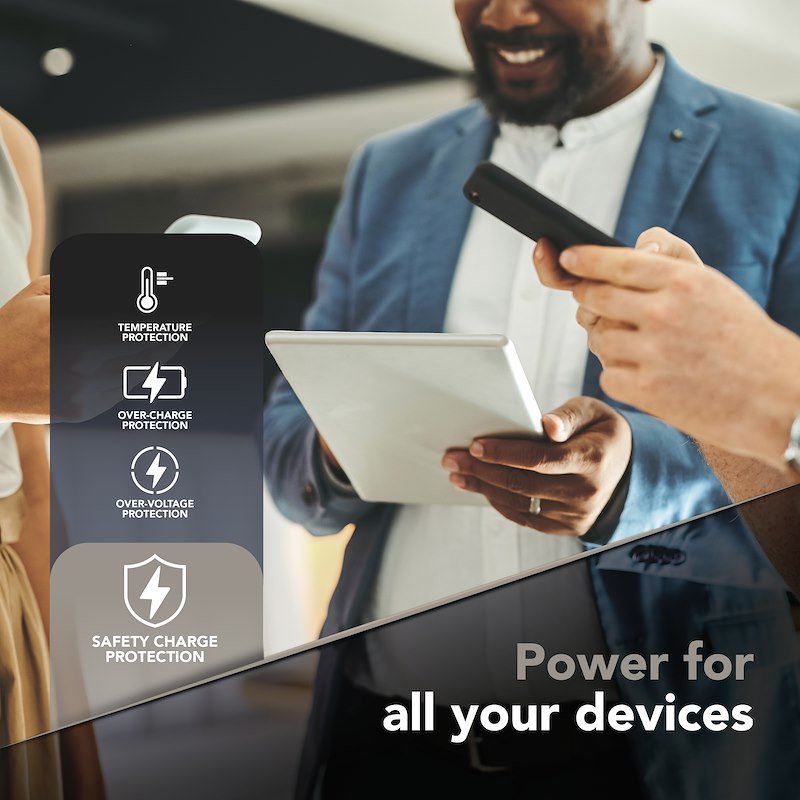 Cellularline Power Bank PowerView IQ Pbtft10000k 10.000 mAh Nero