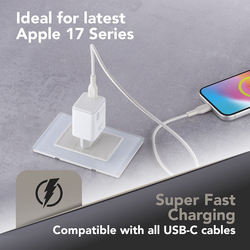 Cellularline Caricabatterie ACH USB-C 40W PD