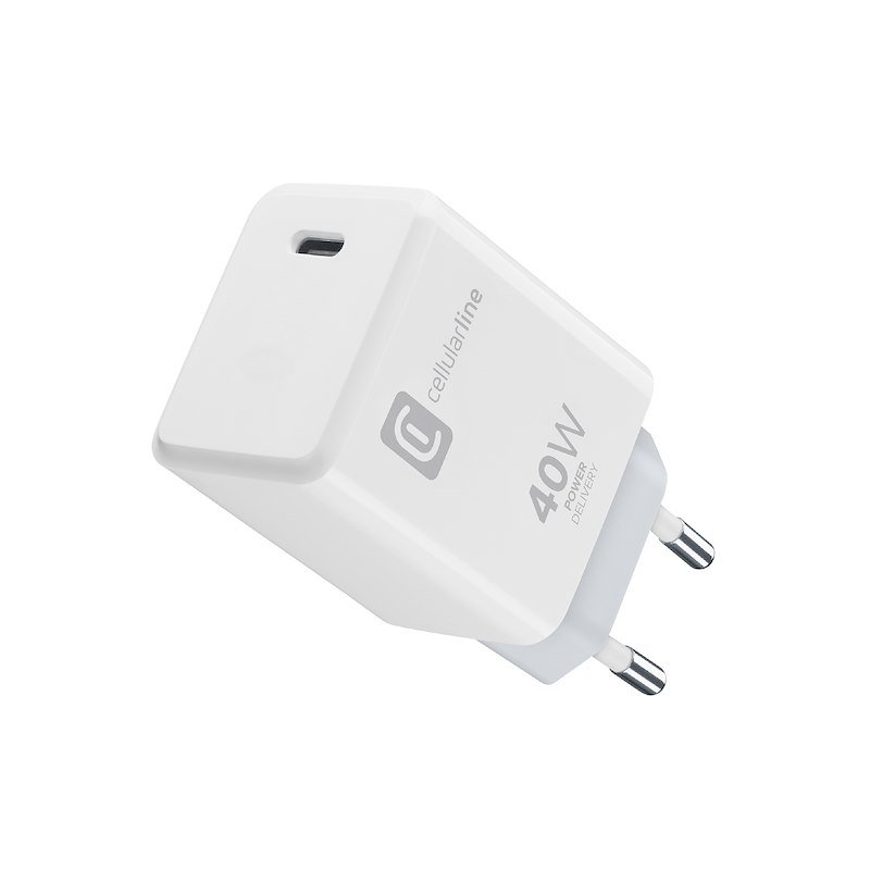 Cellularline Caricabatterie ACH USB-C 40W PD