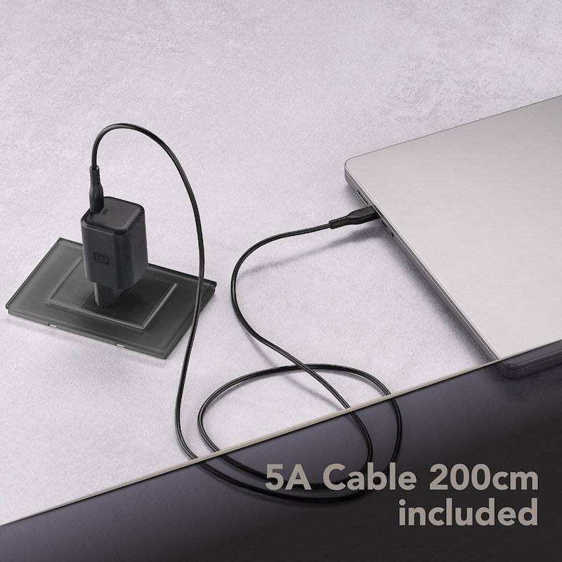 Cellularline Caricabatterie KIT ACH 100W USB-C Nero
