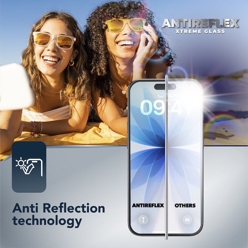 Cellularline Vetro Temperato Antiriflesso iPhone 17 pro
