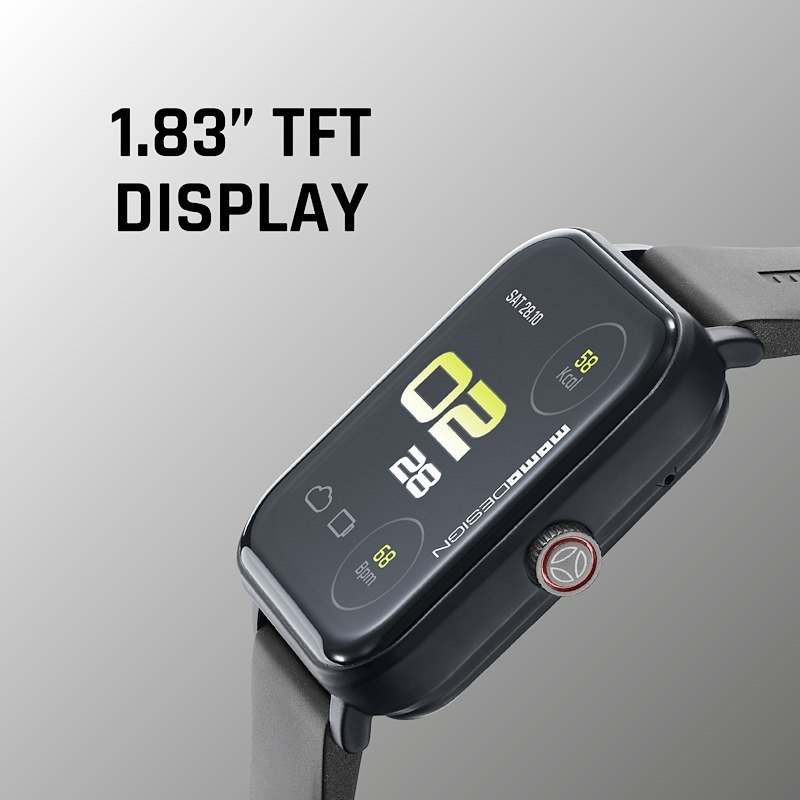 Cellularline Smartwatch STEALTH 1.83" TFT Display  MOMO DESIGN Nero