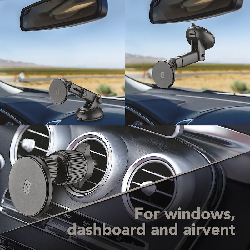 Cellularline Supporto auto per smartphone Magsafe Nero