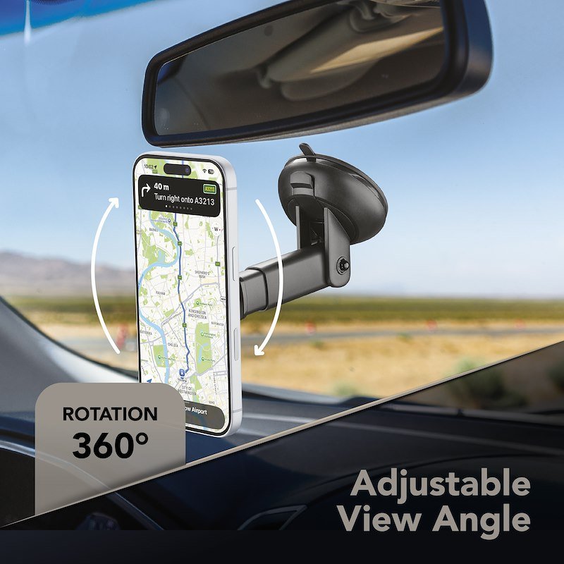 Cellularline Supporto auto per smartphone Magsafe Nero