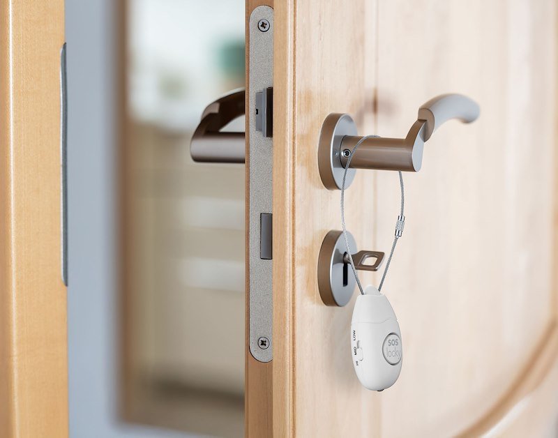 Cellularline Allarme Portatile per Porte SOS LOCKY