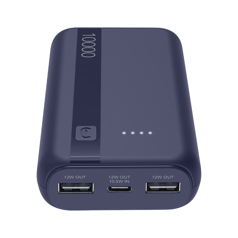 Cellularline Powerbank Essential 10000mAh Blu scuro