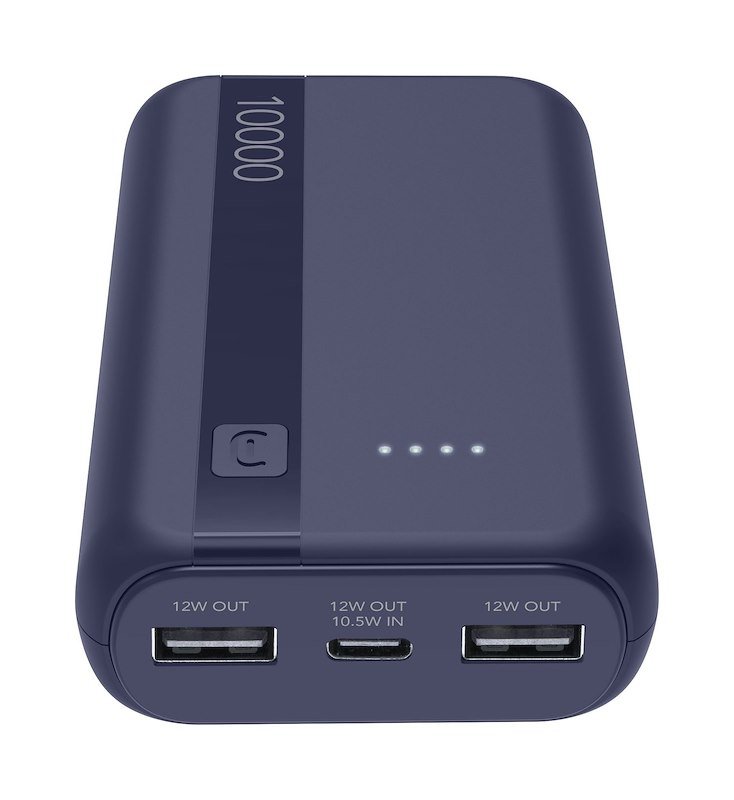 Cellularline Powerbank Essential 10000mAh Blu scuro
