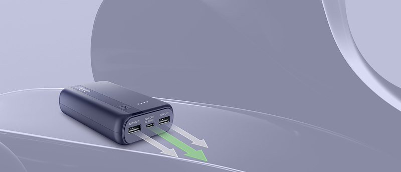 Cellularline Powerbank Essential 10000mAh Blu scuro