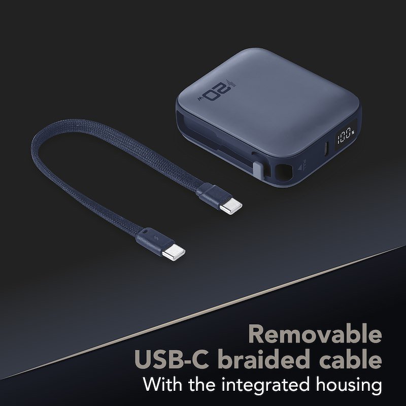 Cellularline Powerbank Pocket USB-C 20W Blu