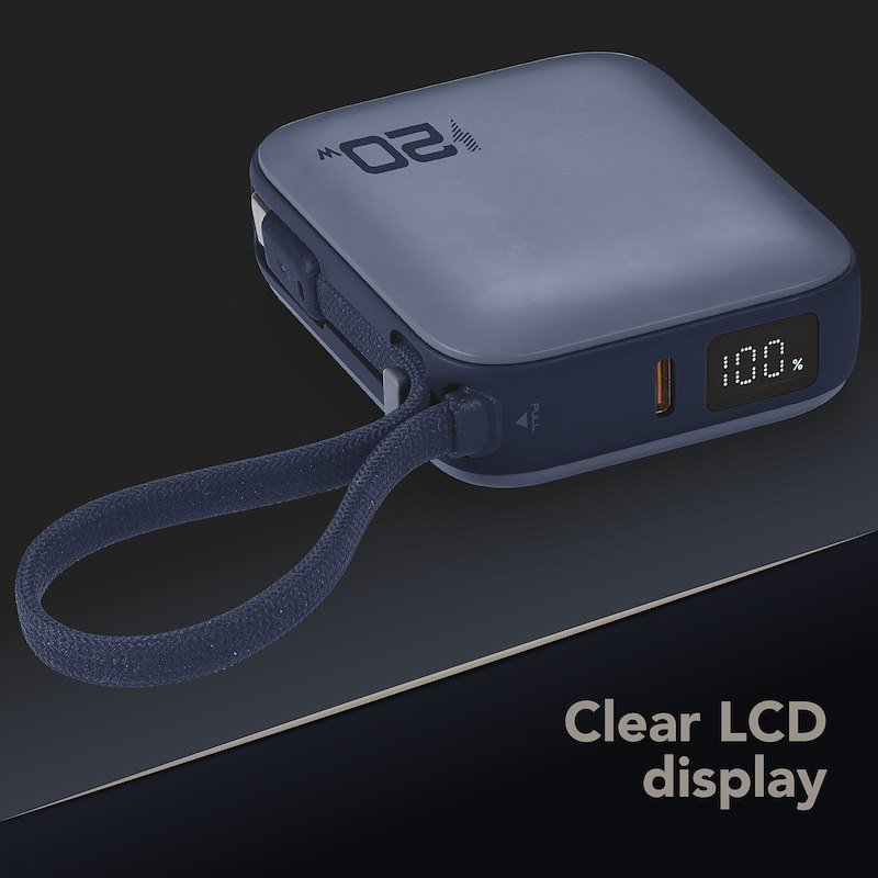 Cellularline Powerbank Pocket USB-C 20W Blu