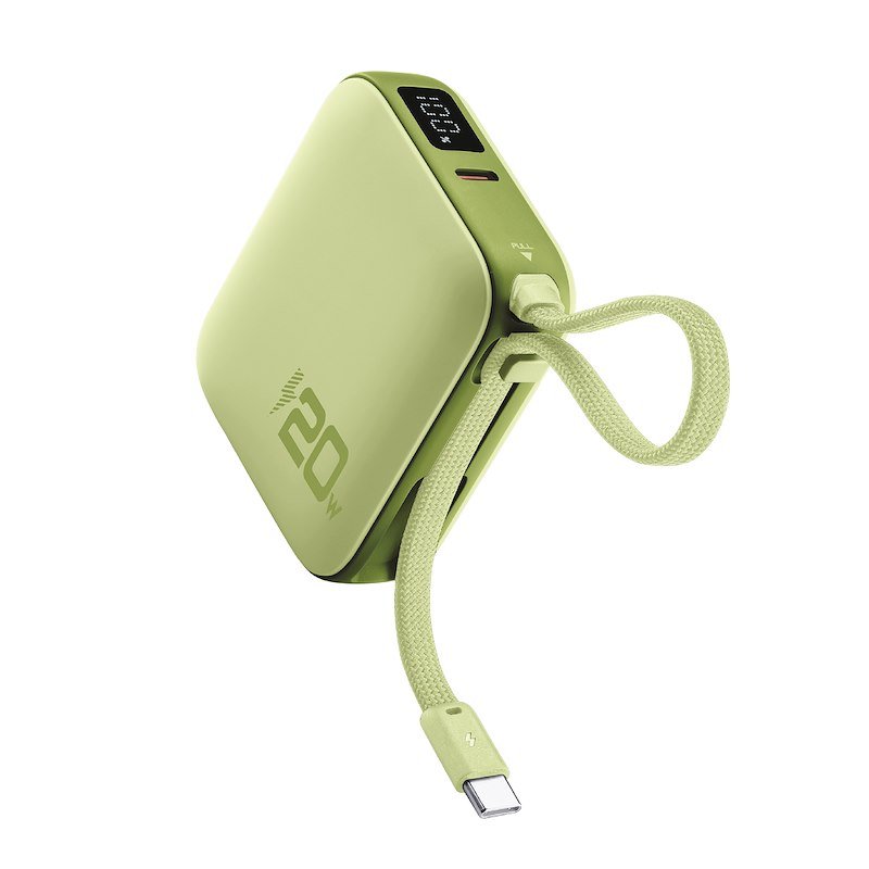 Cellularline Powerbank Pocket USB-C 20W Verde