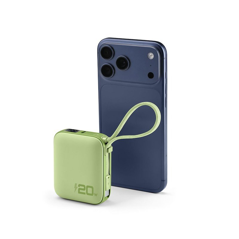 Cellularline Powerbank Pocket USB-C 20W Verde