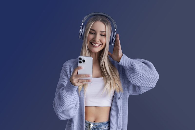 Cellularline Cuffie Bluetooth Aurix Btheadbmsaurixb Blu