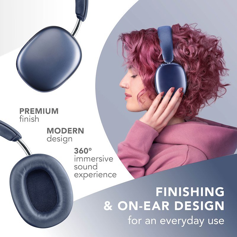 Cellularline Cuffie Bluetooth Aurix Btheadbmsaurixb Blu