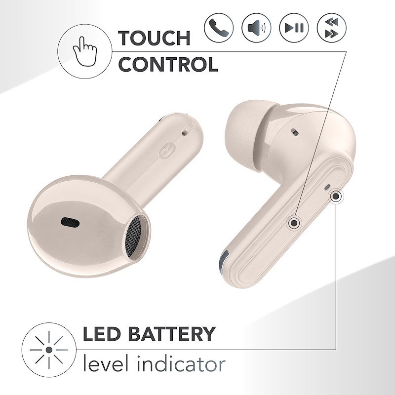 Music Sound Auricolari TWS Double Bianco