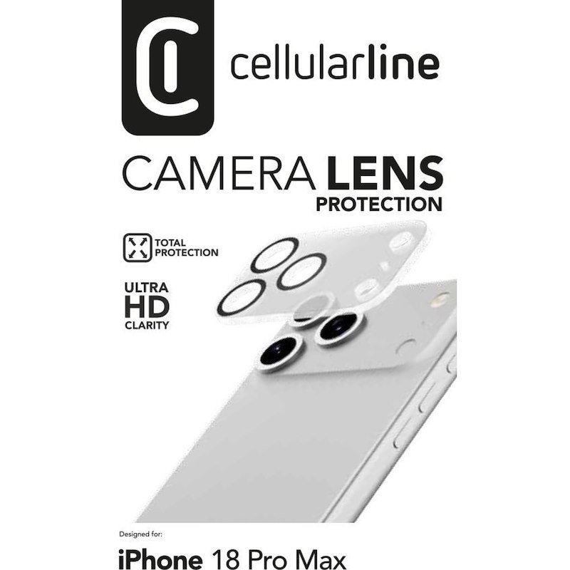 Cellularline Camera Lens Iphone 18 Pro Max Trasparente