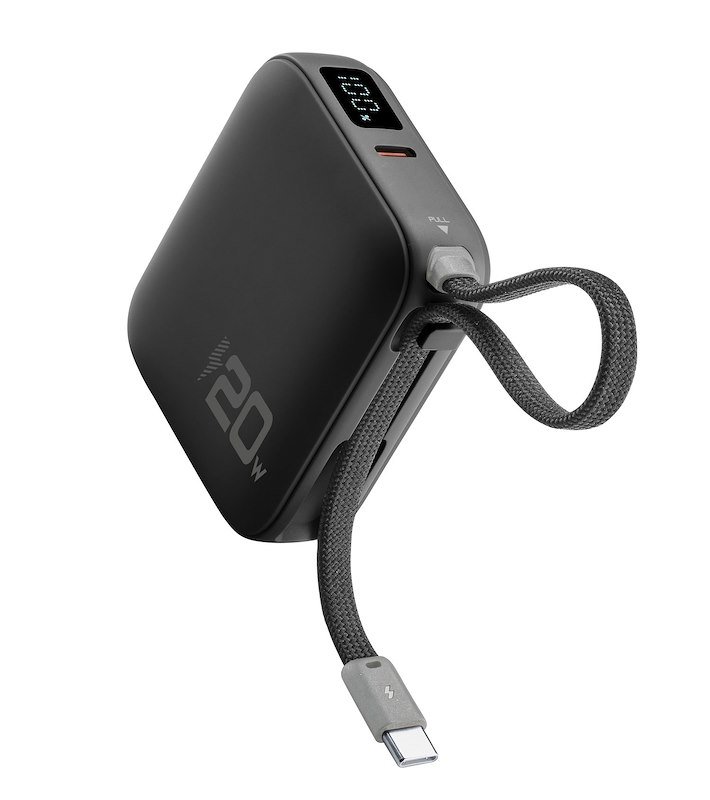 Cellularline Powerbank Pocket USB-C 20W Nero
