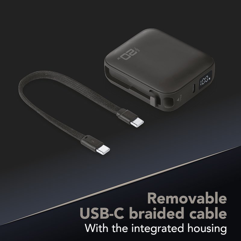 Cellularline Powerbank Pocket USB-C 20W Nero