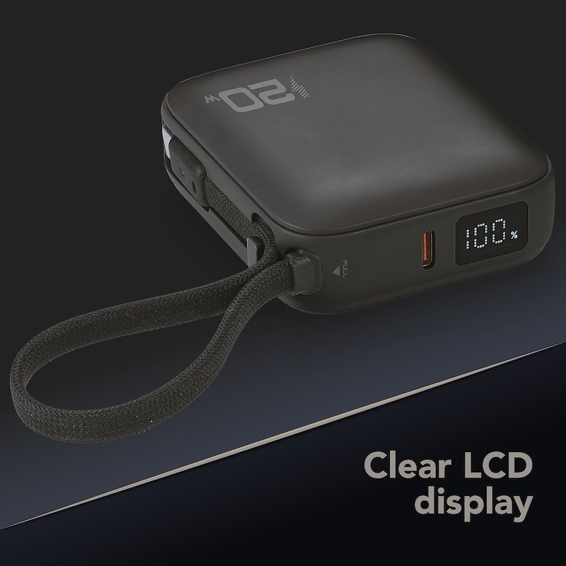 Cellularline Powerbank Pocket USB-C 20W Nero