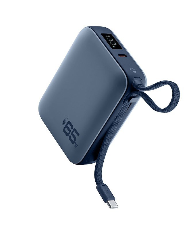 Cellularline Powerbank Pocket USB-C 65W Blu