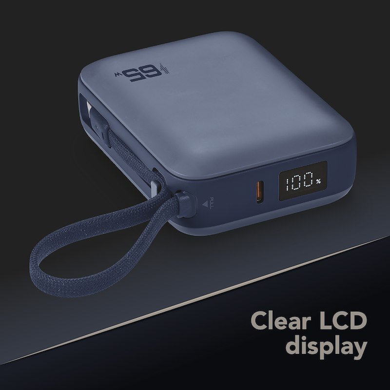 Cellularline Powerbank Pocket USB-C 65W Blu