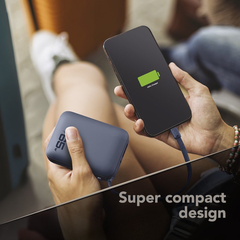 Cellularline Powerbank Pocket USB-C 65W Blu
