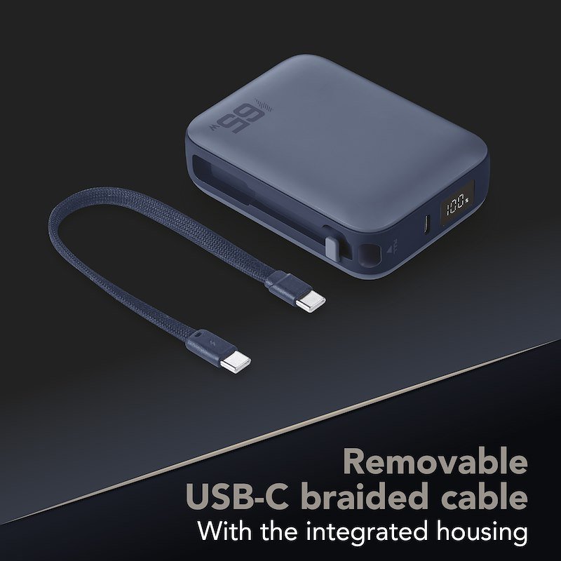 Cellularline Powerbank Pocket USB-C 65W Blu