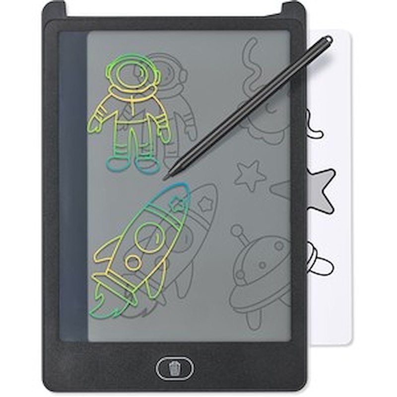 Cellularline Tavoletta Grafica 8,5" Magic Art Pad Learn & Fun Nero