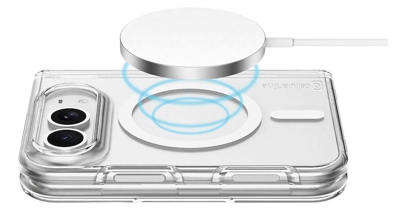 Cellularline Custodia iPhone Duo Gloss MagSafe Trasparente