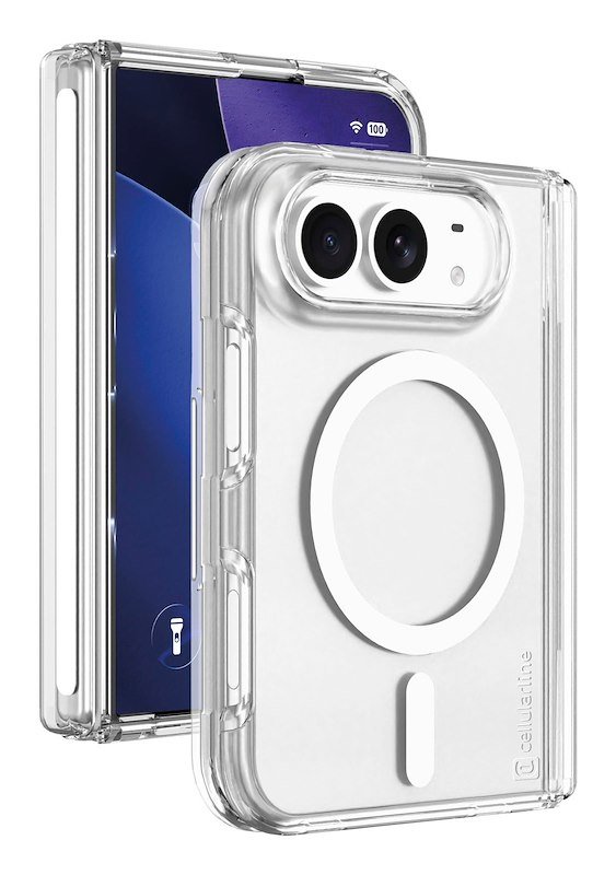 Cellularline Custodia iPhone Duo Gloss MagSafe Trasparente