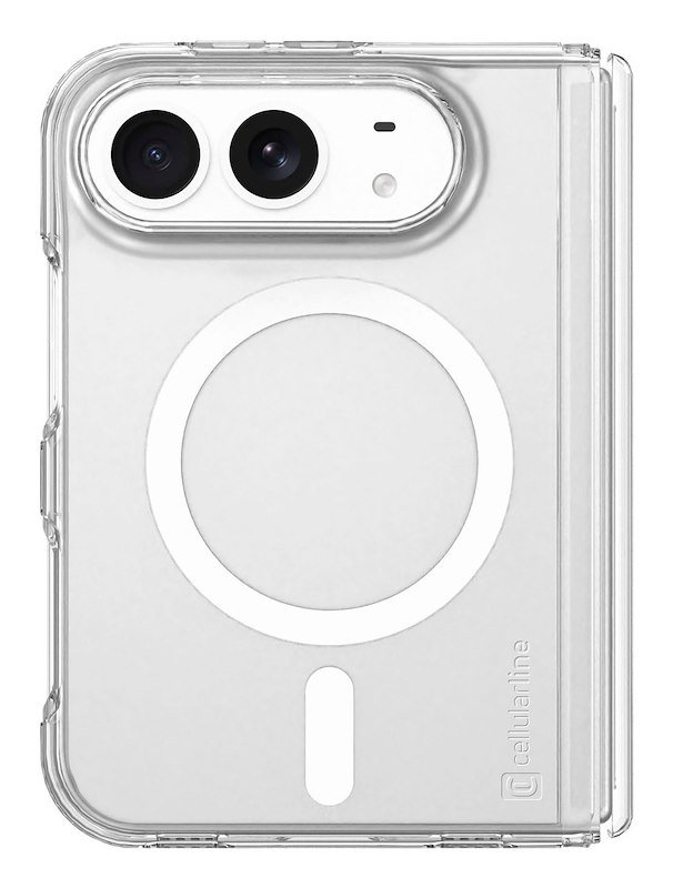 Cellularline Custodia iPhone Duo Gloss MagSafe Trasparente