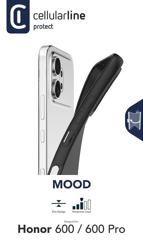 Cellularline Custodia Honor 600 / 600 Pro Mood Nero