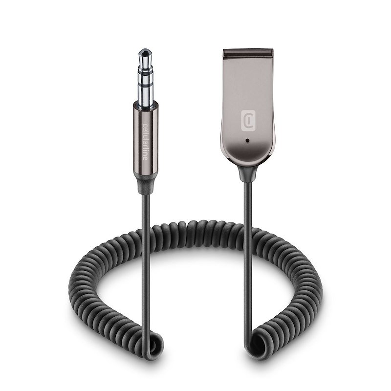 Cellularline Cavo Ricevitore Bluetooth Jack 3.5 e USB-A