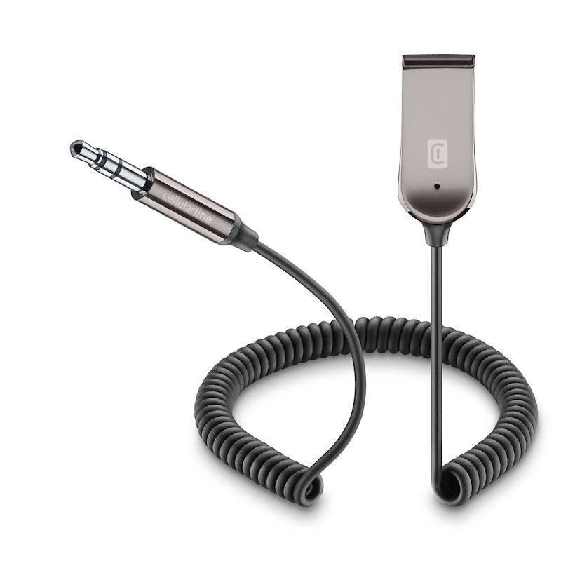 Cellularline Cavo Ricevitore Bluetooth Jack 3.5 e USB-A