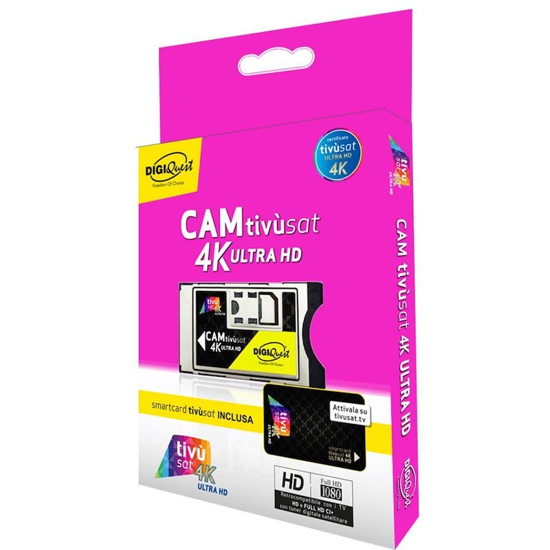 Digiquest Modulo Cam DZN 4K TivuSat Ultra HD