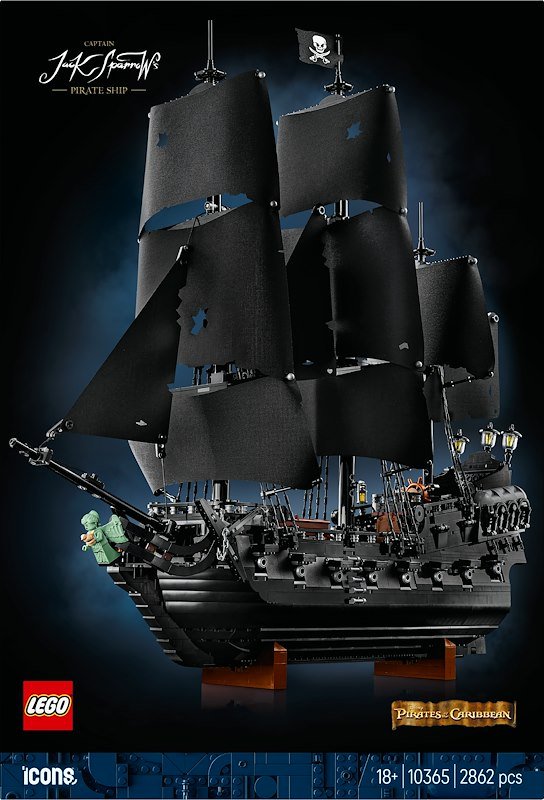 Lego®  Nave pirata del Capitano Jack Sparrow 10365