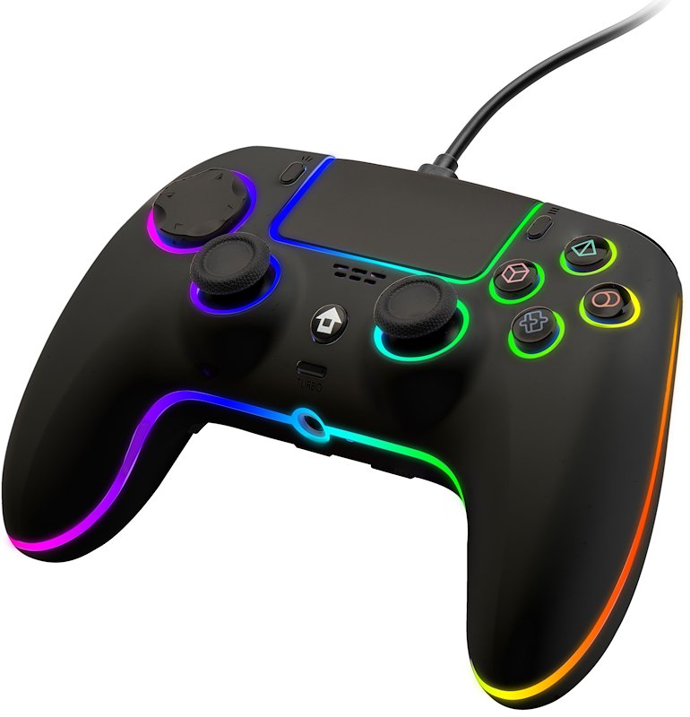 QUBICK Wired Controller Neon Black