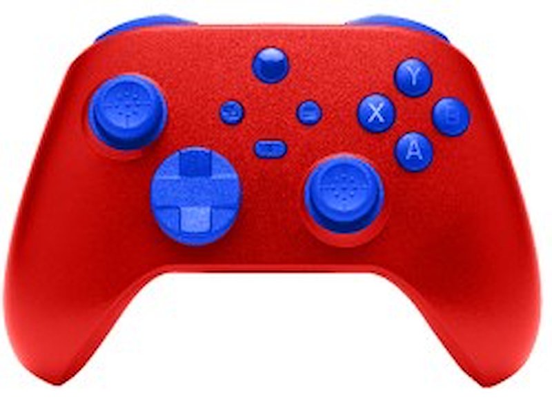 QUBICK Wireless Controller Nintendo Switch Red & Blue