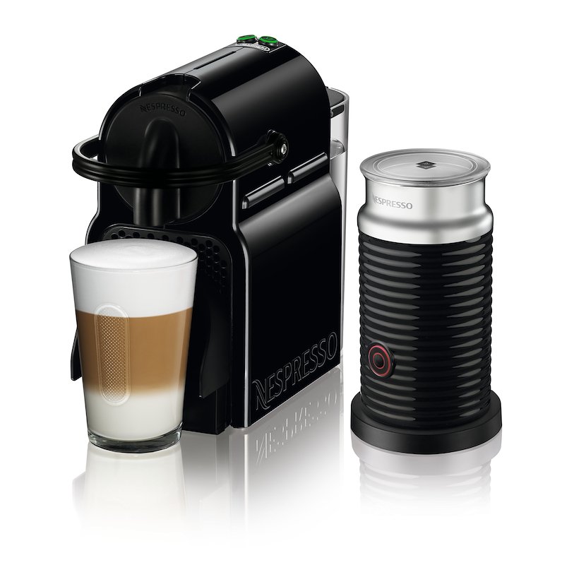 De'Longhi - Nespresso Inissia Black +Aeroccino