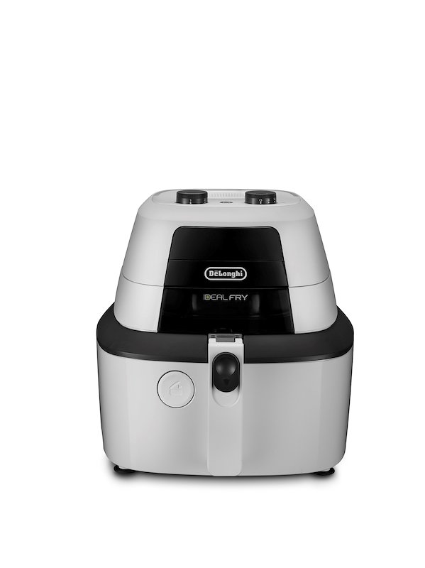 DeLonghi IdealFry Hot air fryer Singolo Nero, Bianco Indipendente 1400 W