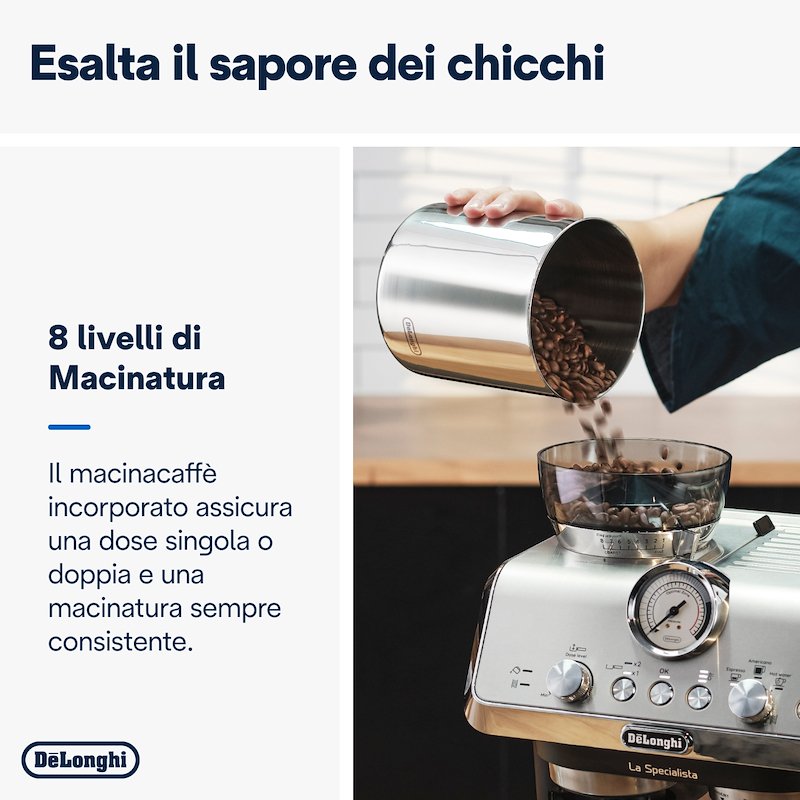 De'Longhi EC9155.MB macchina per caffè Automatica/Manuale Macchina per espresso