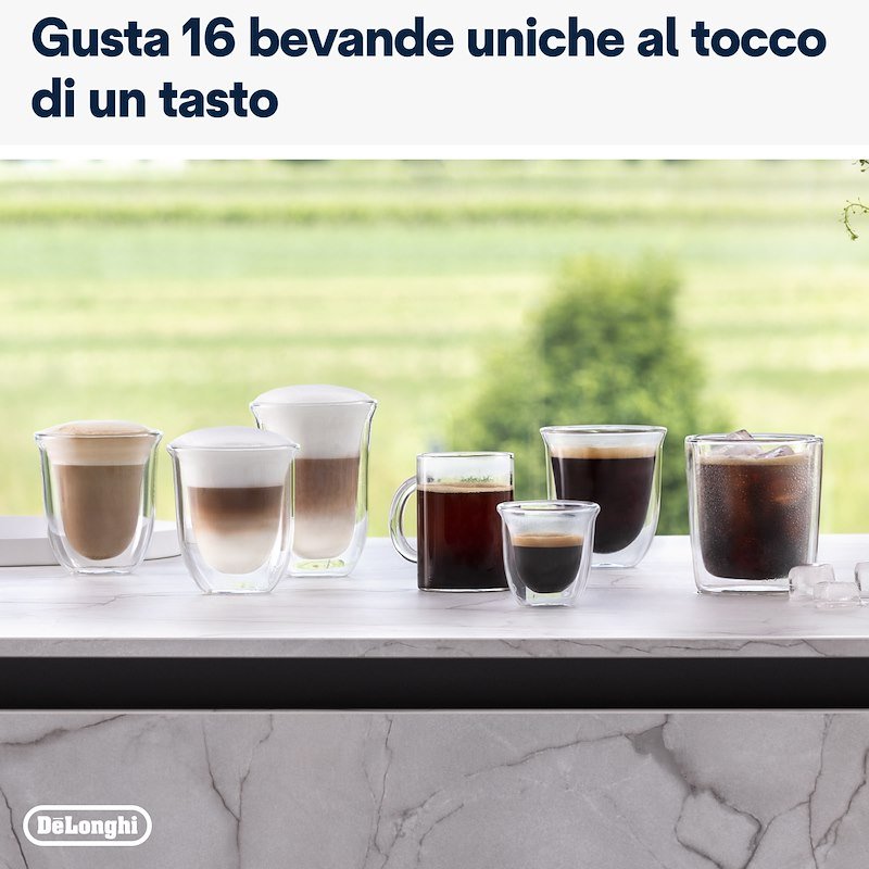 De'Longhi Macchina Automatica per Caffè Rivelia EXAM440.55.BG Beige