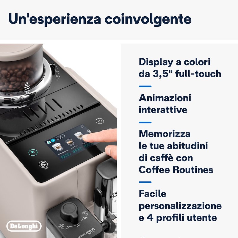 De'Longhi Macchina Caffè EXAM440.55.BG Beige