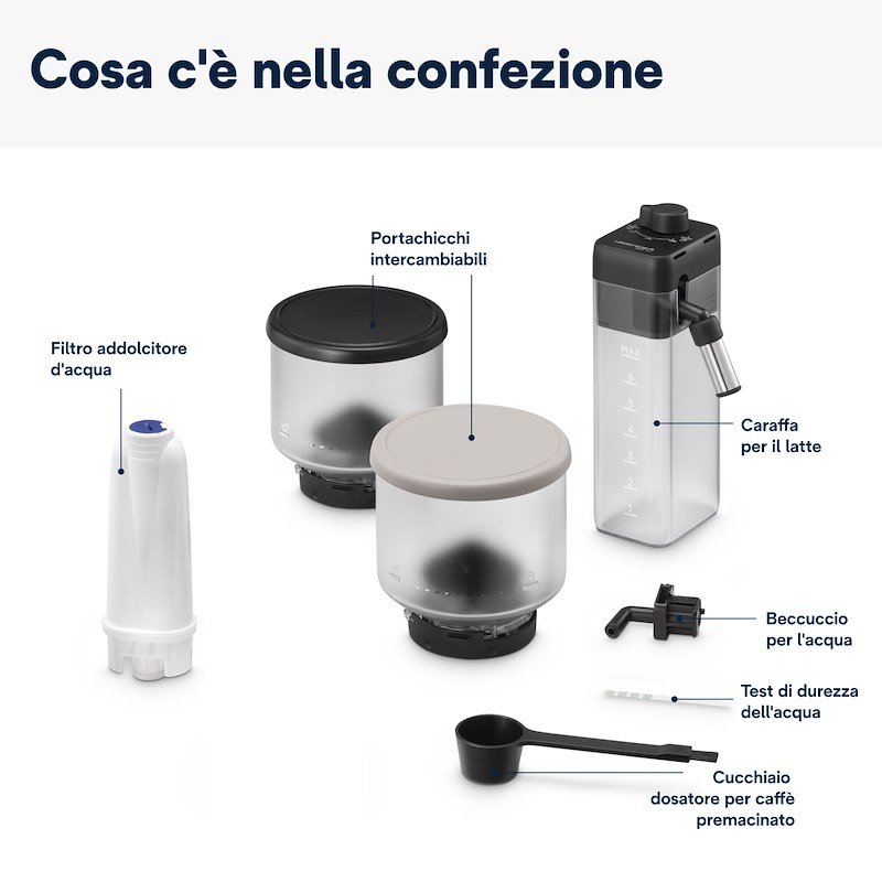 De'Longhi Macchina Automatica per Caffè Rivelia EXAM440.55.BG Beige