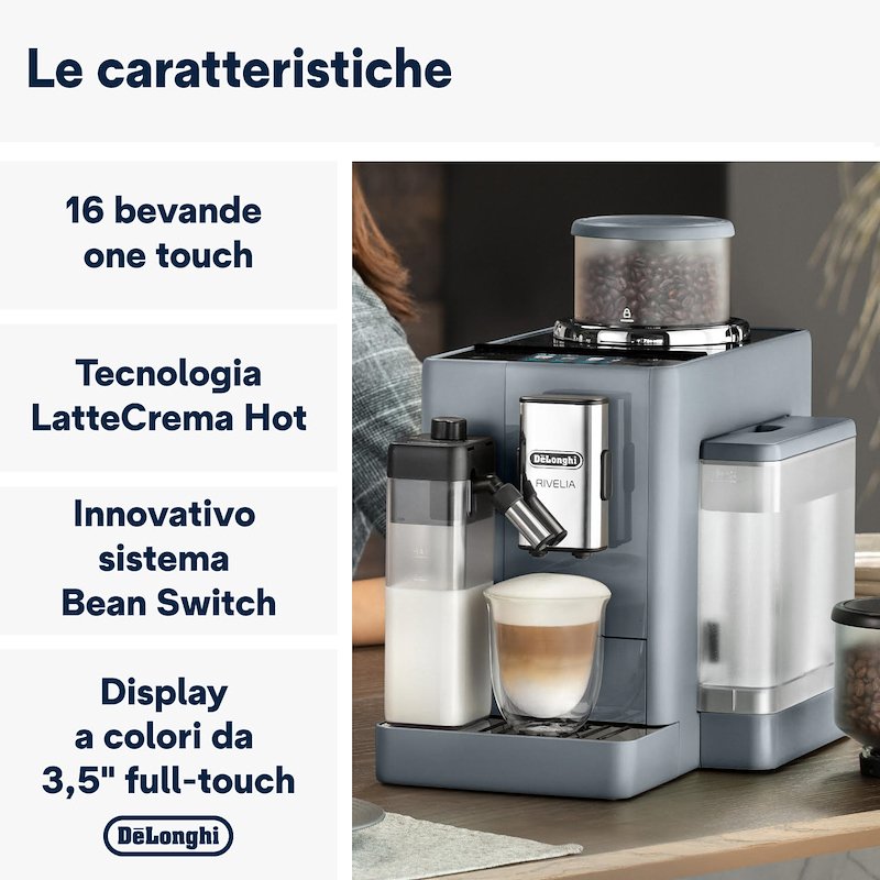 De'Longhi Macchina da Caffé EXAM440.55.G Grigio