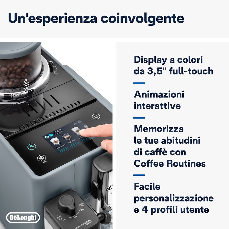 De'Longhi Macchina da Caffé EXAM440.55.G Grigio